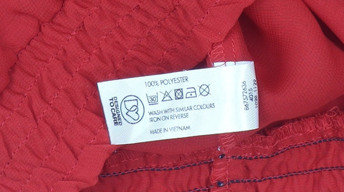 Debenhams Women’s Red 3/4 Sleeve Button Blouse Size 22