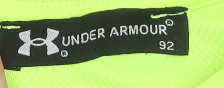 Under Armour Boys Green Short Sleeve Active T-Shirt 2 Years Lightweight