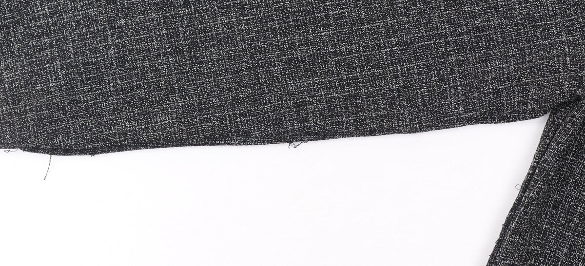 Miss Sukhmani of London Women's Grey Size 16 Classic Tweed Suit Jacket