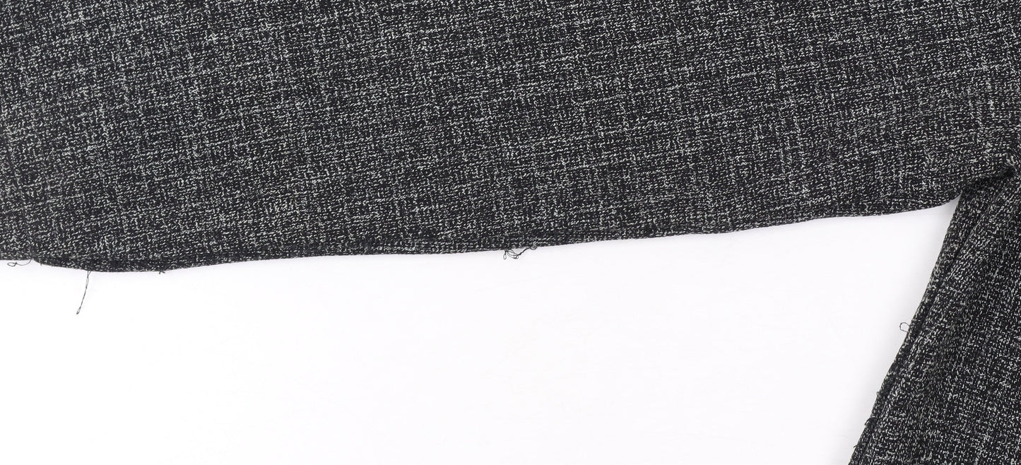 Miss Sukhmani of London Women's Grey Size 16 Classic Tweed Suit Jacket