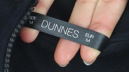 Dunnes Women Black 1/2 Zip Pullover Sweatshirt Size M
