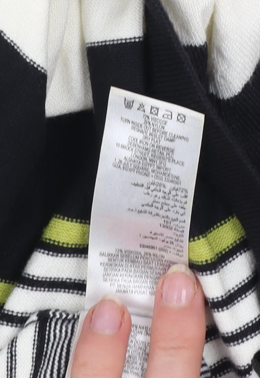 Debenhams Classics Women's Multicoloured Striped Cardigan Size 12