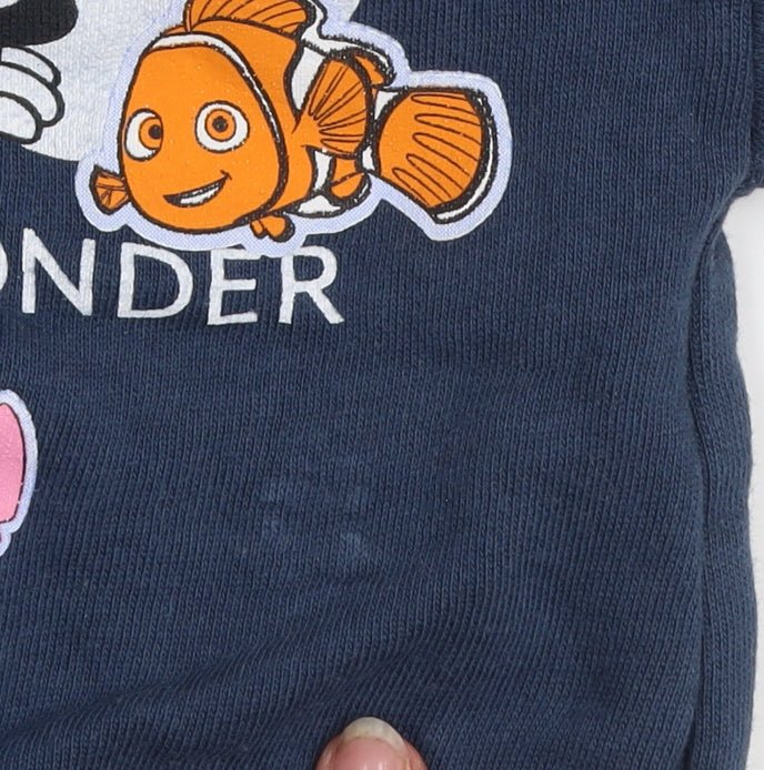 Zara Boys Blue Disney Pullover Sweatshirt 4-5 Years Mickey & Friends
