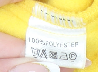 Antartex Womens Yellow Fleece Full Zip Outdoor Jacket Size S