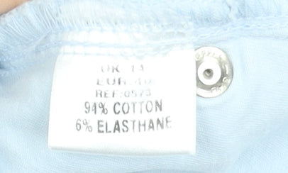 Lady Augusta Women's Blue Straight Stretch Jeans Size 14