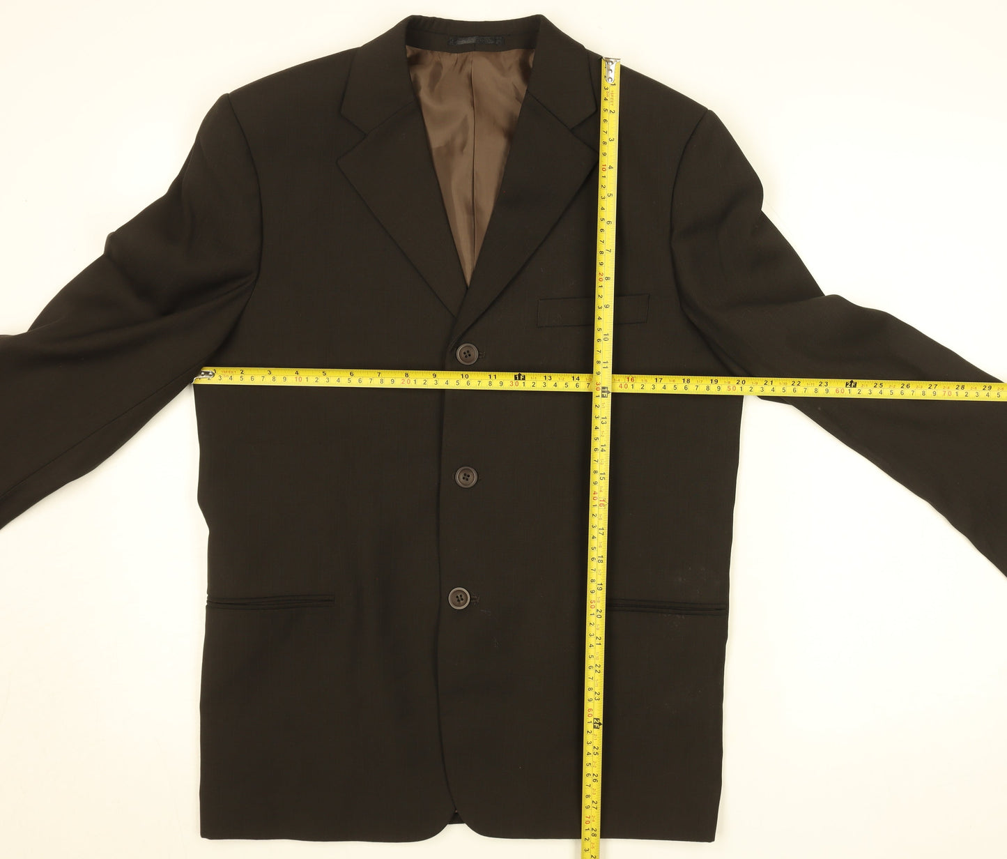 DEVICE Women’s Black Size 16 Single-Breasted Suit Jacket