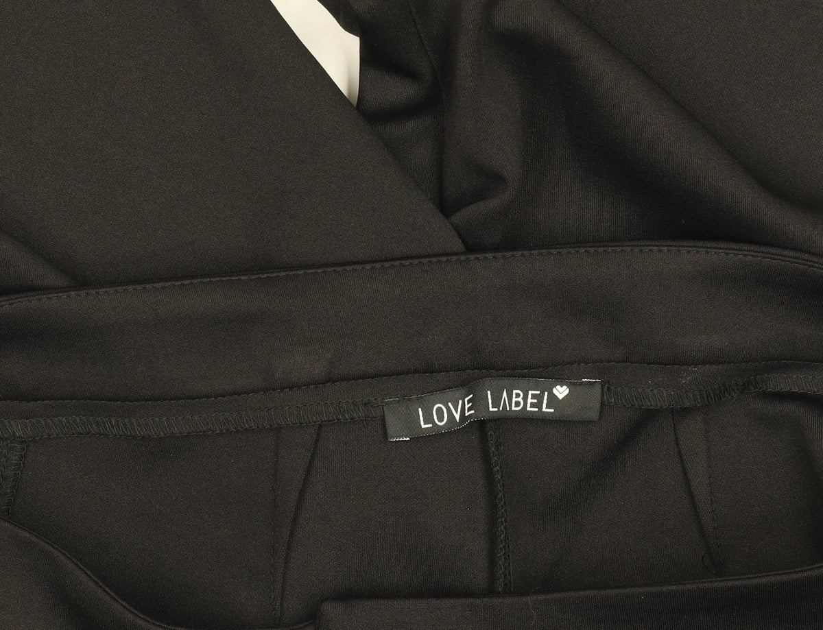 Love Label Womens Black Slim Fit Stretch Leggings Size 10