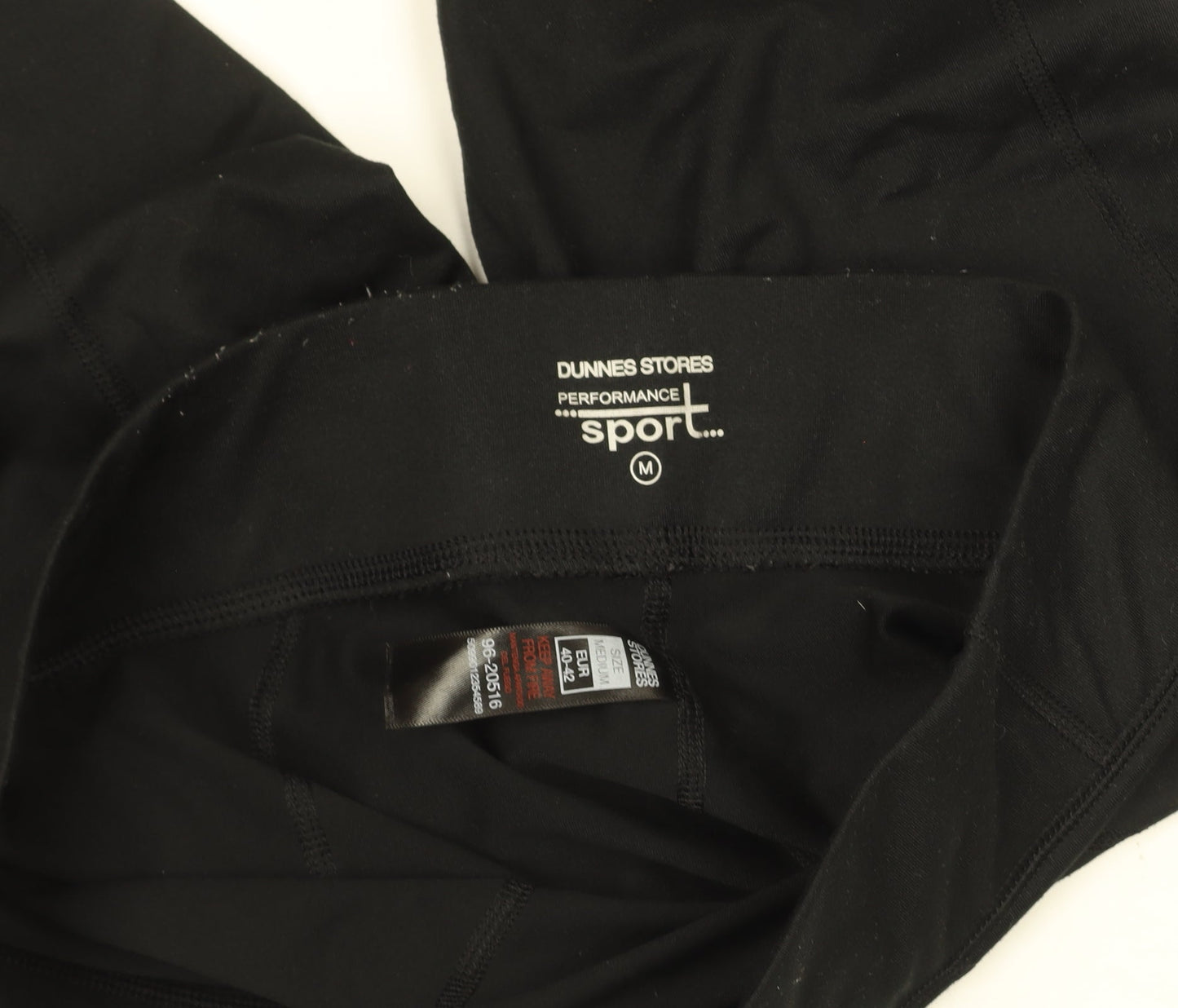 Dunnes Stores Women's Black Medium Performance Leggings