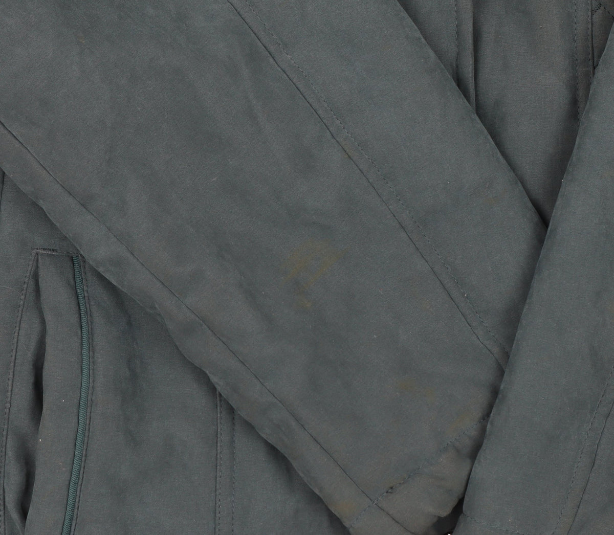 Klass Women’s Green Hooded Mid-Length Parka Coat Size M