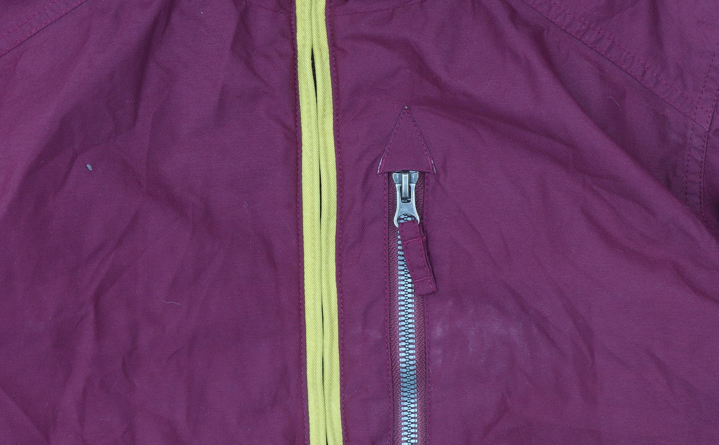 Billabong Womens Burgundy Hooded Waterproof Parka Jacket Size L