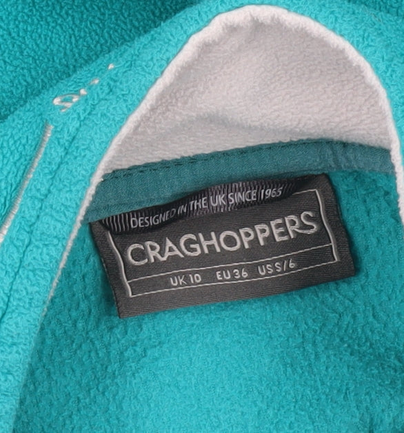 Craghoppers Women’s Turquoise 1/2 Zip Fleece Sweatshirt UK 10