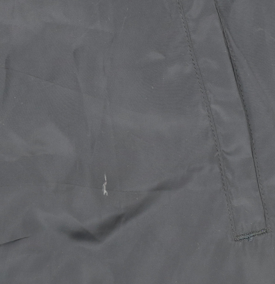 River Island Men's Black Coach Jacket M NYC Logo Casual Lightweight