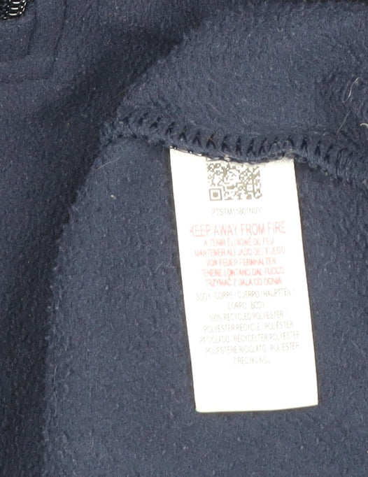 Peter Storm Men's Blue Fleece 1/4 Zip Pullover Sweatshirt L