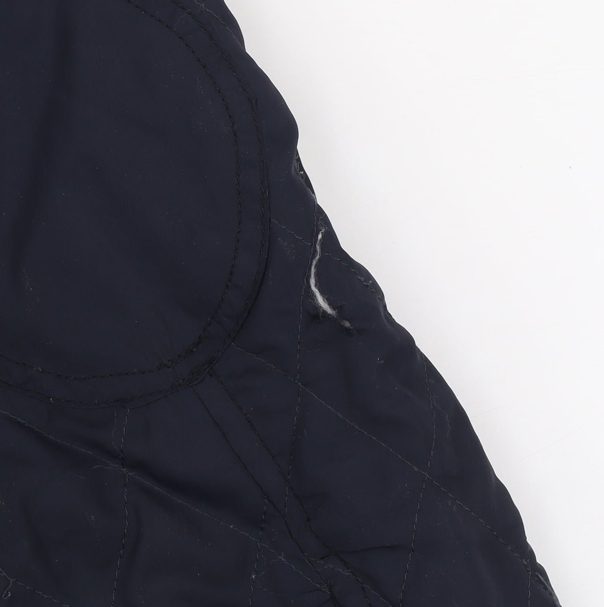 Crew Clothing Women's Blue Quilted Slim Fit Jacket Size 14