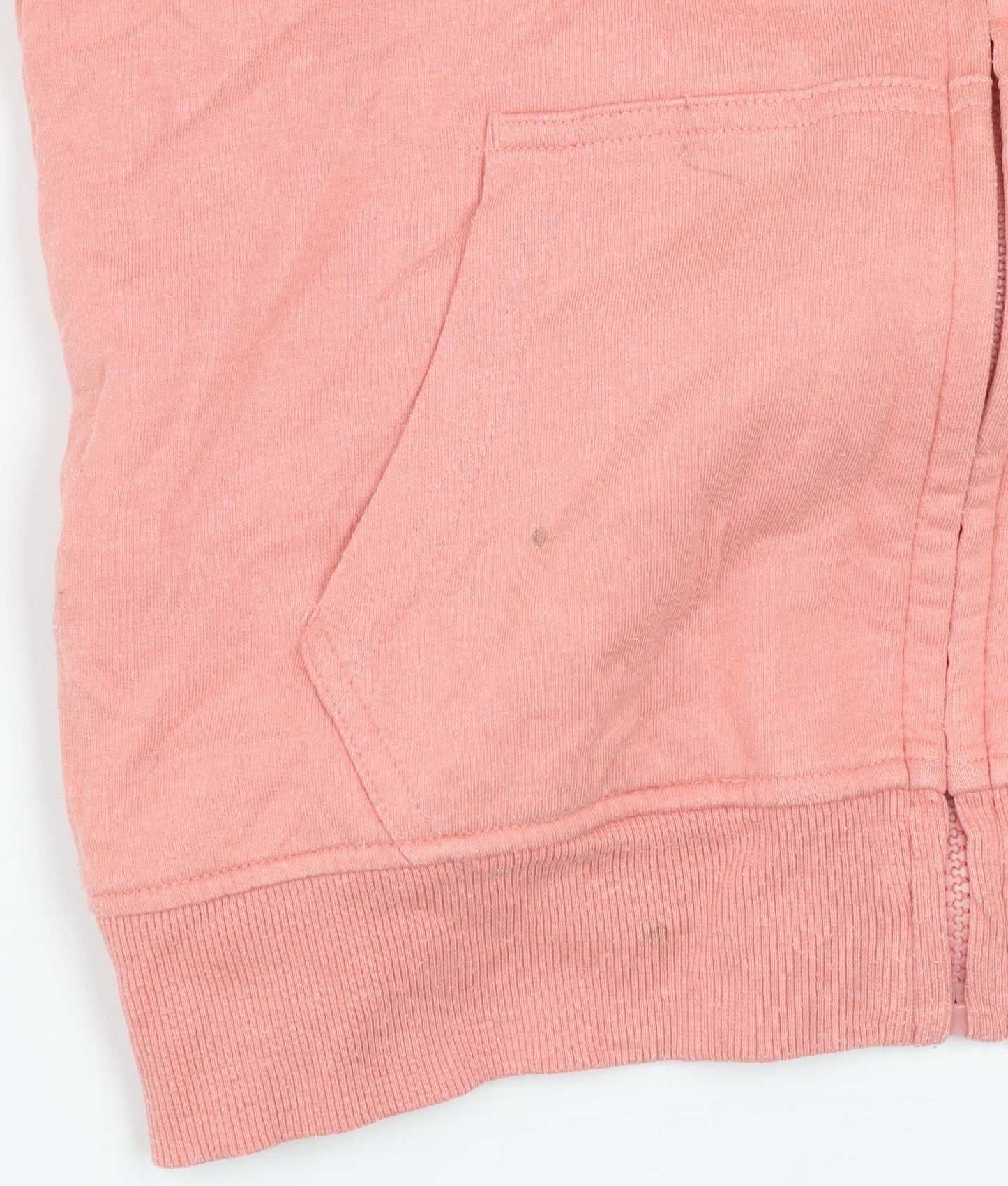 Saltrock Girls Pink Hooded Full Zip Basic Jacket 11-12 Years Retro Print