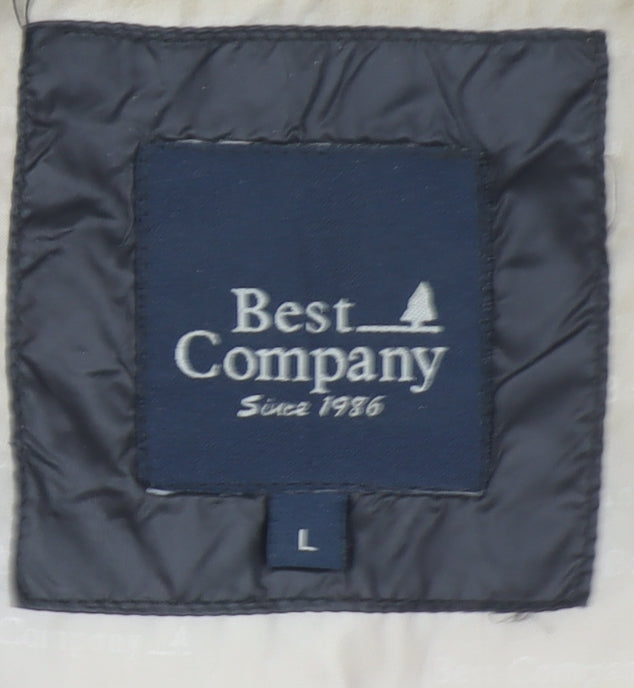 Best Company Womens Black L Hooded Puffer Jacket
