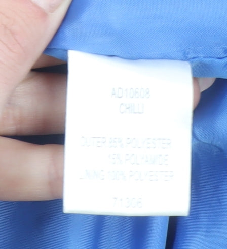 Cotton Traders Men's Blue Pullover Sweatshirt S High Neck Lightweight