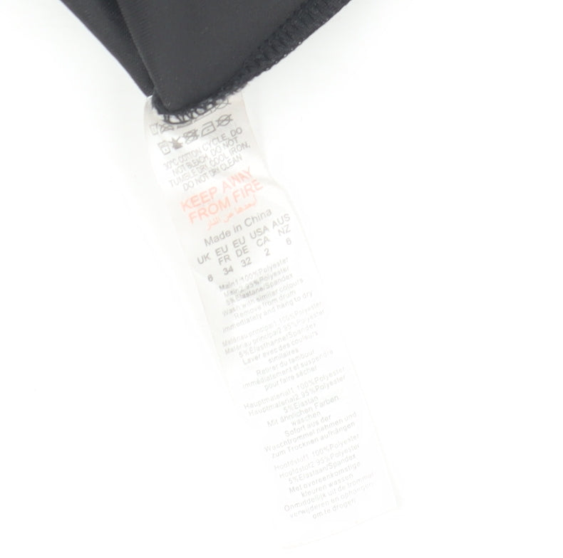 PrettyLittleThing Women's Grey Short Pencil Skirt Size 6