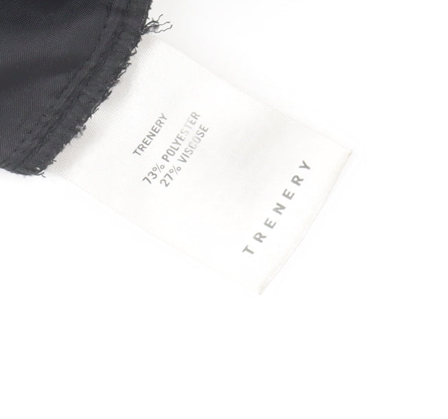 Trenery Women’s Black Jogger Trousers Size 6 Elastic Waist