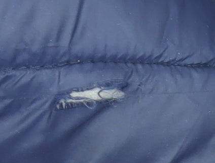 SoulCal & Co Men's Blue Hooded Puffer Jacket Size S Nylon Winter Casual