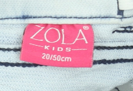 Zola Kids Blue Denim Mini Skirt Girls Size 20 Plus Casual Stretch