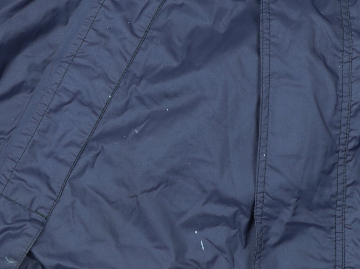 Rock Ice Men's Blue Hooded Waterproof Windproof Jacket L