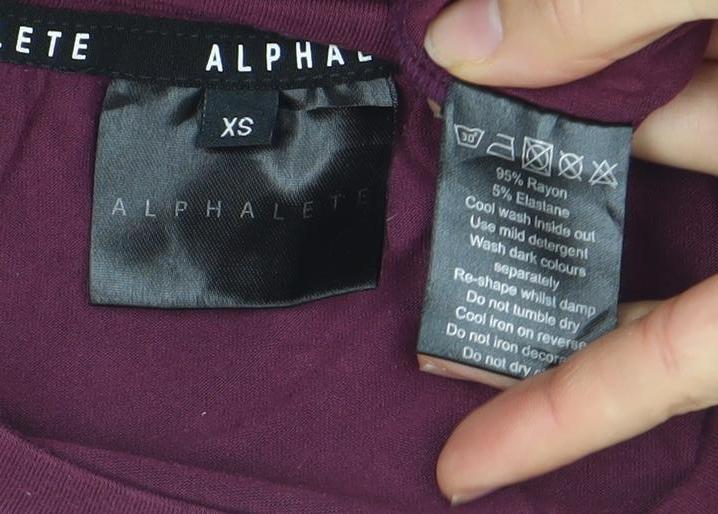 Alphalete Men's Burgundy Sleeveless Athletic T-Shirt XS
