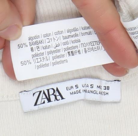 ZARA Men's Beige Long Sleeve Pullover Sweatshirt Size S