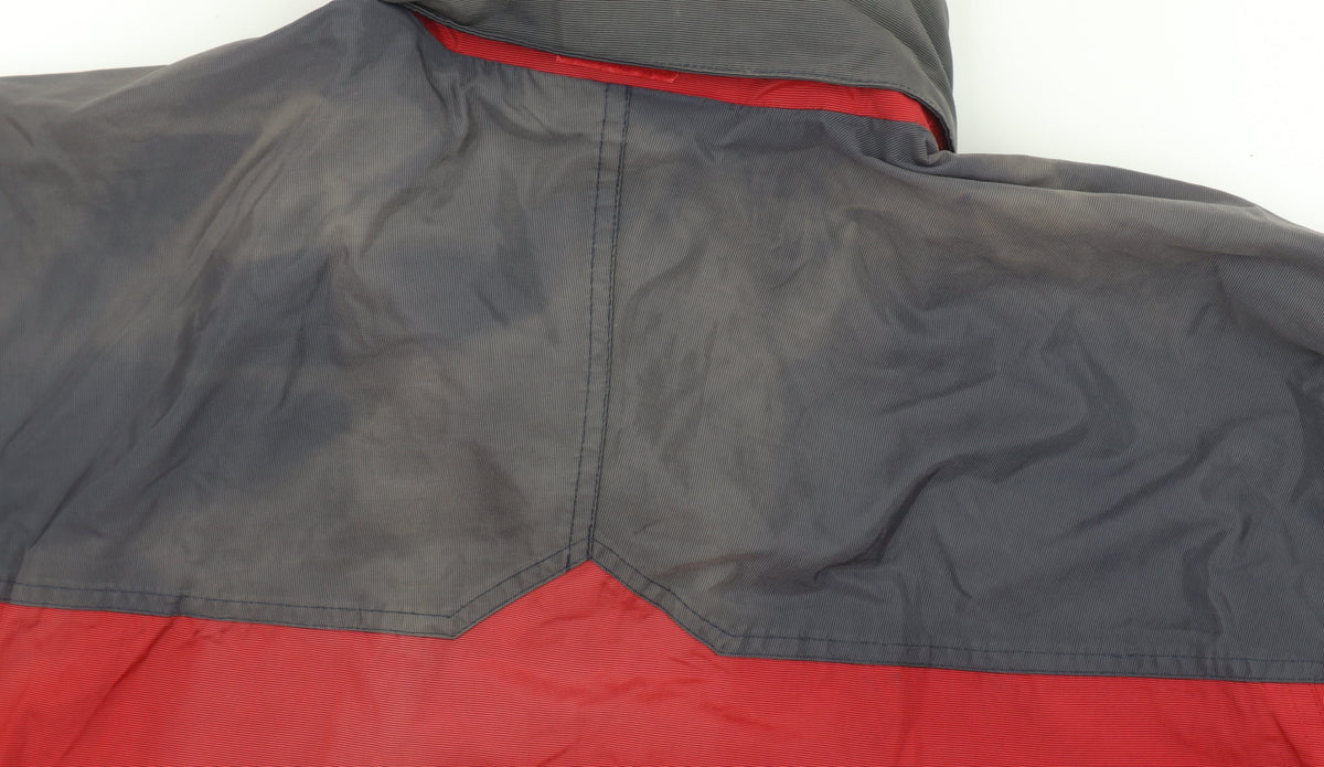 Regatta Men's Red Grey Waterproof Parka Jacket M 40in Outdoor Hiking