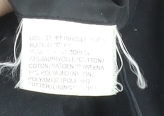 Review Women Black Trench Coat Belted Mid-Length Size 10