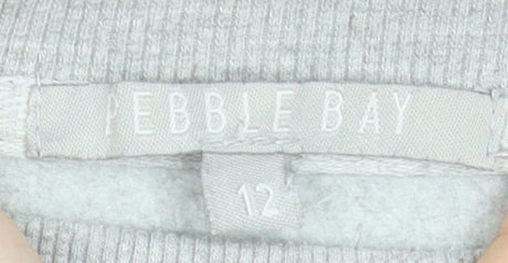 Pebble Bay Women Grey Harvard University Pullover Sweatshirt Size 12