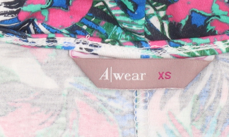 Awear Womens XS Multicoloured Floral Cotton Sleeveless Tank Top