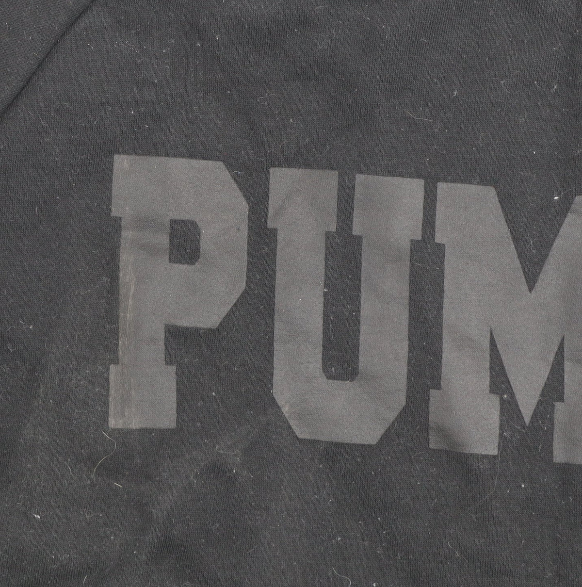 Pump Iron Men's Black Crew Neck Gym Sweatshirt Size S