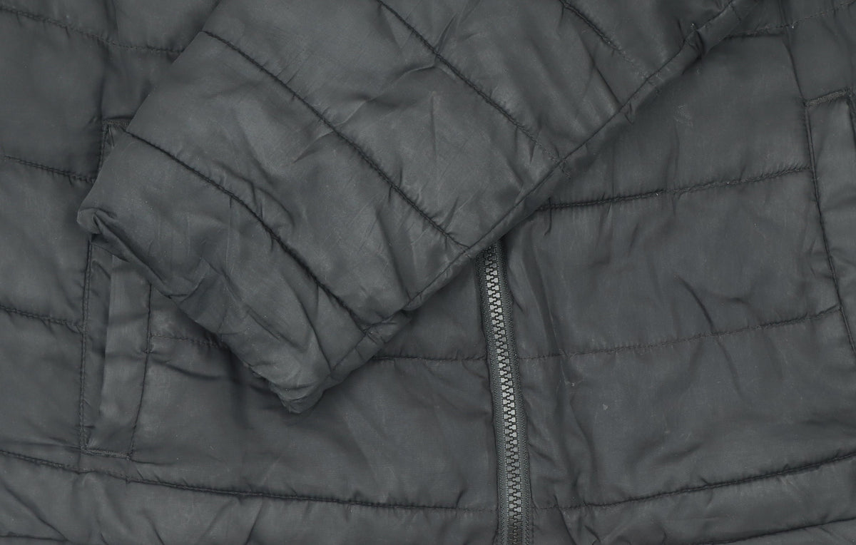 Gap Women's Black XL Puffer Jacket Water Resistant Lined