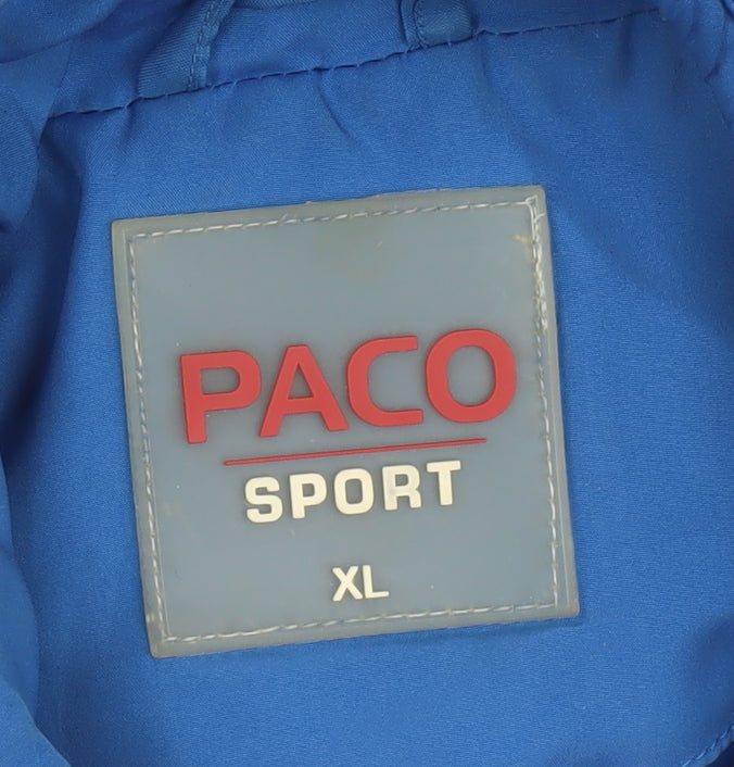 Paco Sport Women's Blue Quilted Padded Waistcoat XL