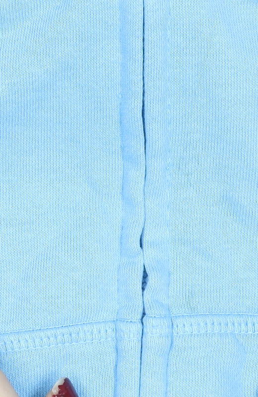 GAP Kids Girls Blue Hooded Full Zip Basic Jacket 8-9 Years Cotton Blend