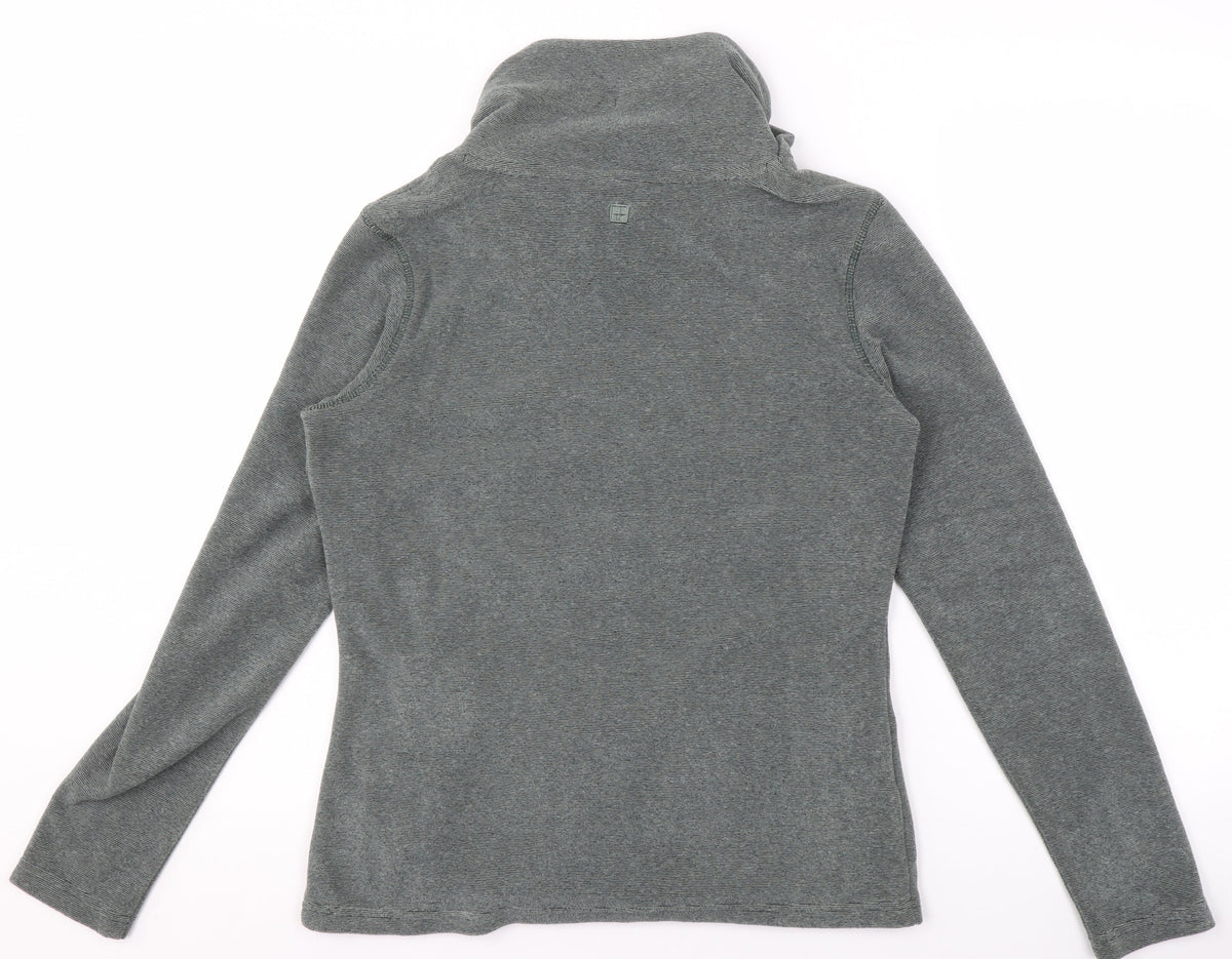 Mountain Warehouse Women’s Grey Pullover Sweatshirt UK 8 Funnel Neck