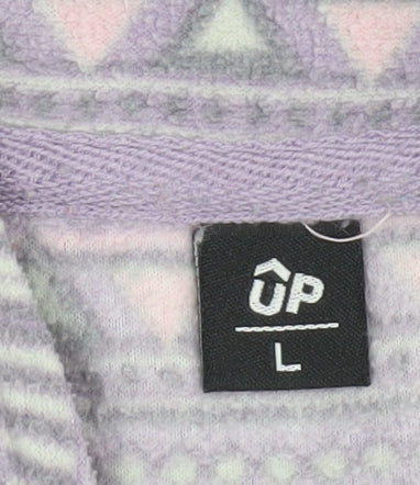Outdoor Products Women’s Purple Fleece 1/4 Zip Pullover Sweatshirt L