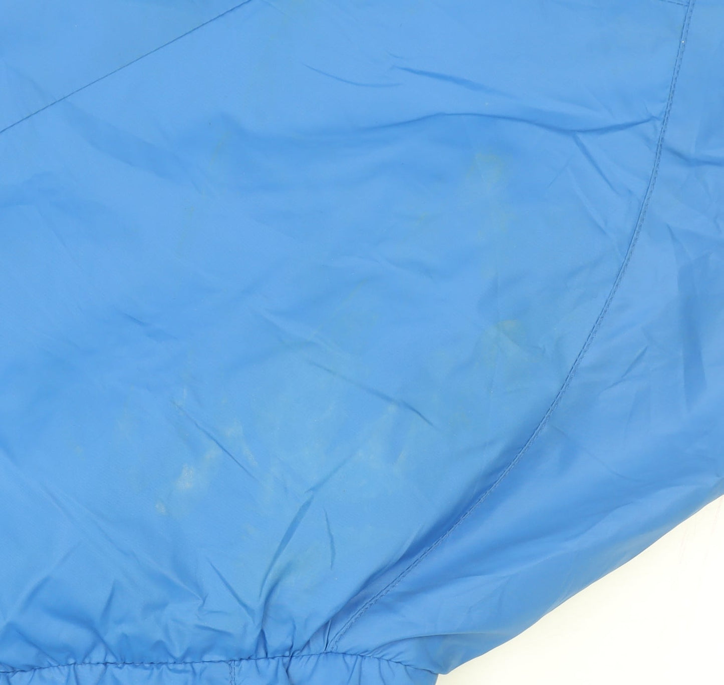 Fly53 Men's Blue Hooded Windbreaker Jacket Size L