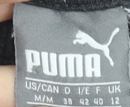 Puma Women's Black Crew Neck Logo Sweatshirt Size 12 UK