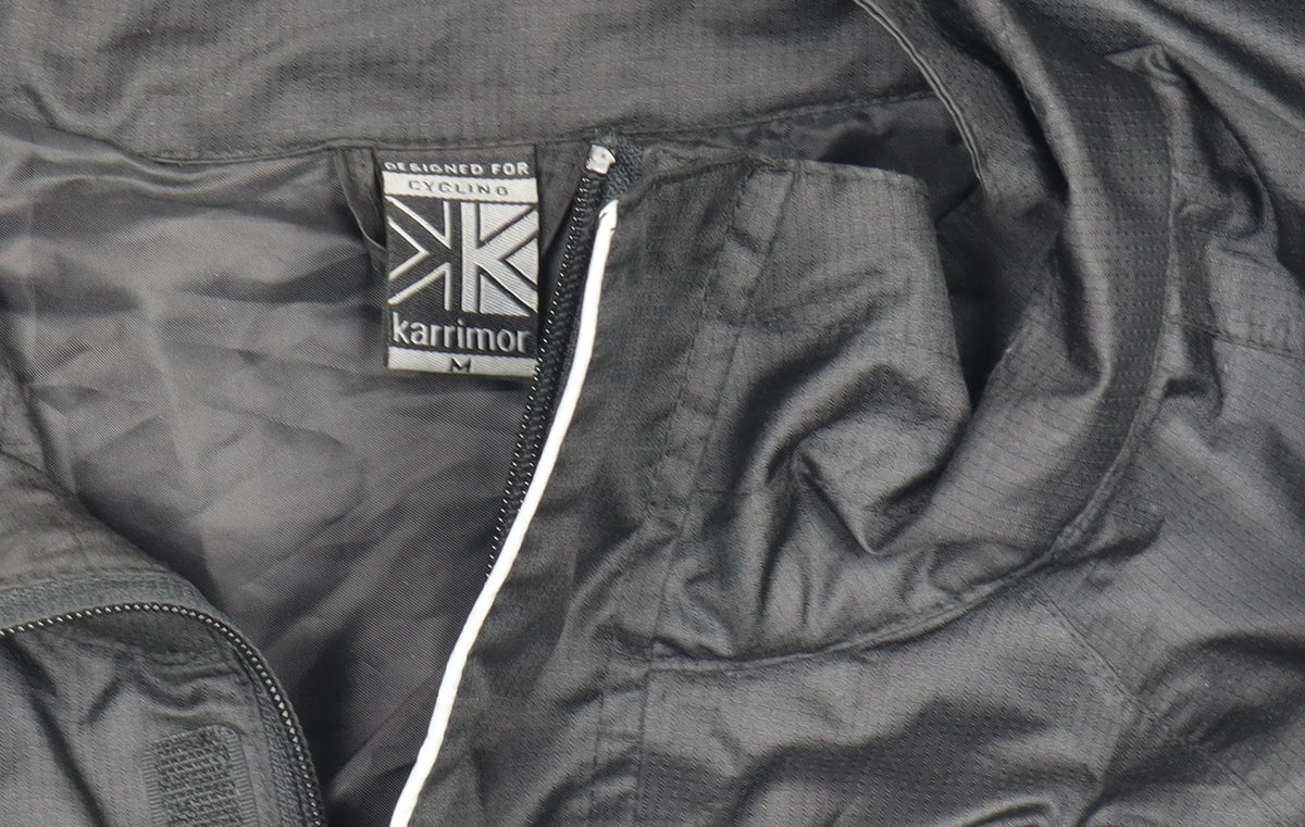 Karrimor Mens Black M Reflective Cycling Windbreaker Jacket