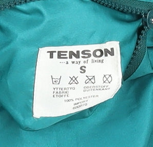 Tenson Men’s Green Anorak Jacket S Windproof Water Resistant Outdoor