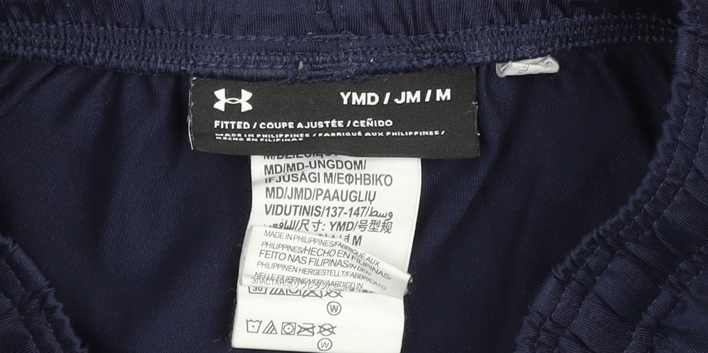 Under Armour Kids Blue Jogger Trousers 10 Years Slim Fit Sportswear