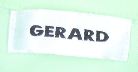 Gerard Womens Green Size 12 Button Up Stretch Jacket