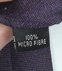 ONESIX5IVE5IVE Men's Purple Slim Tie Microfibre Designer Style 176