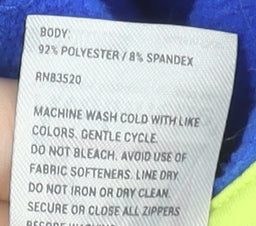 Avalanche Men's Blue Softshell Hooded Jacket Size S Lightweight