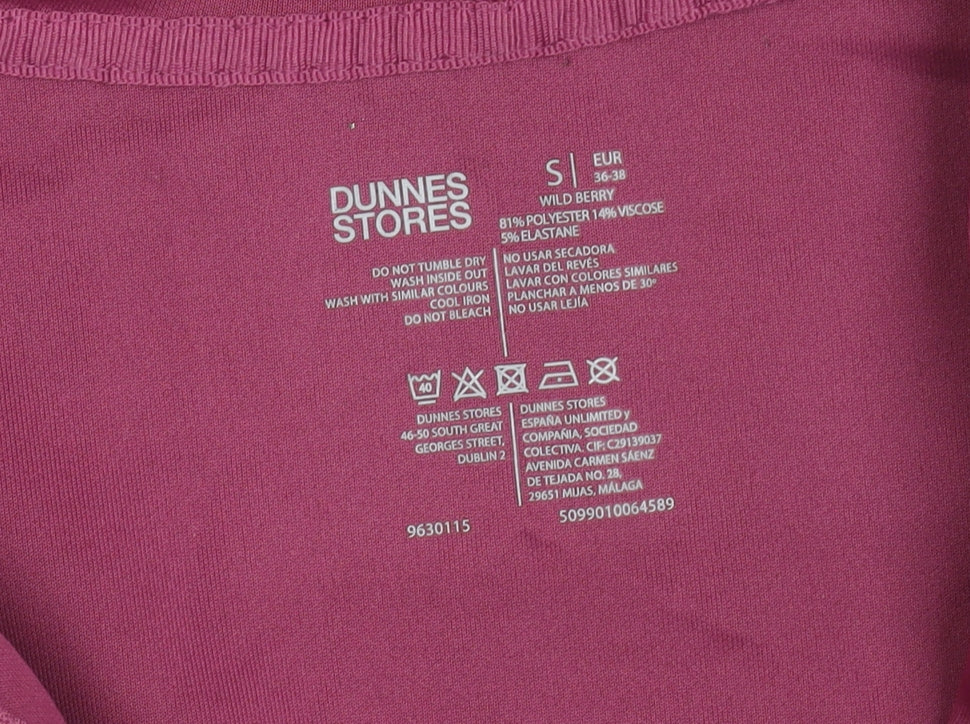 Dunnes Women Wild Berry Full Zip Hoodie Size S