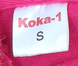 Koka-1 Women's Pink Full Zip New York Hoodie Size S