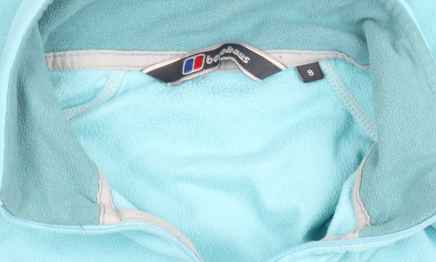 Berghaus Women Blue Size 8 1/2 Zip Fleece Pullover Sweatshirt