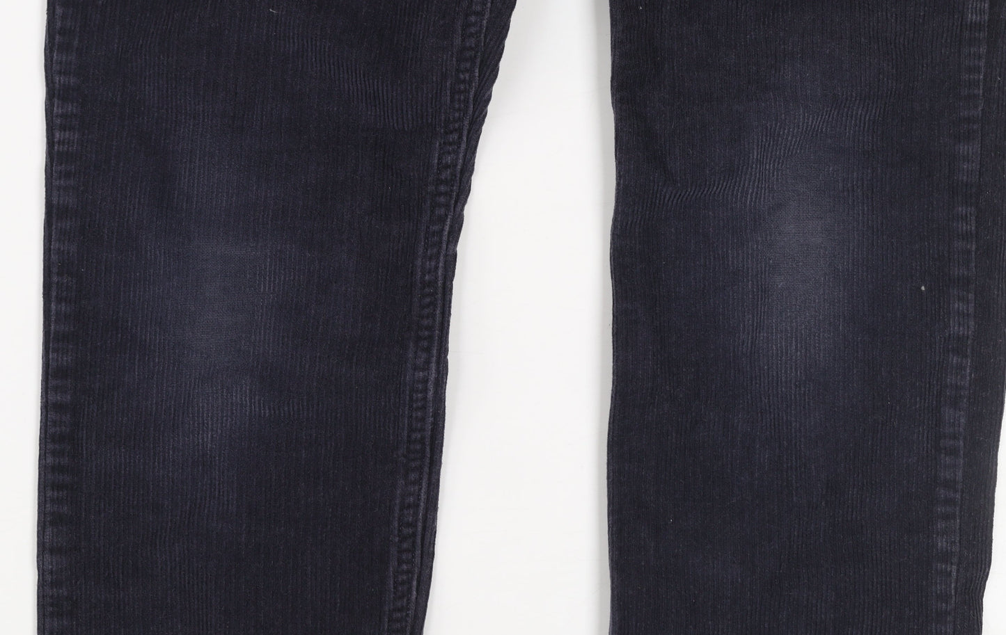 Petit Bateau Boys Black Corduroy Chino Trousers 10 Years